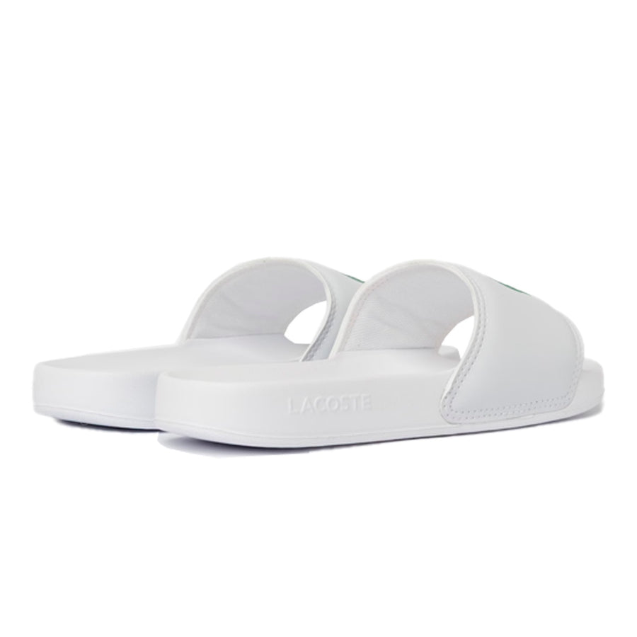 Chinelo Lacoste Serve Slide 0.0 Feminino — Apoio para o arco do pé, onde a maioria dos chinelos deixa vazio
